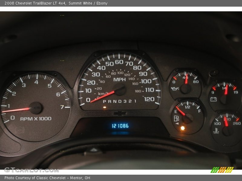 Summit White / Ebony 2008 Chevrolet TrailBlazer LT 4x4