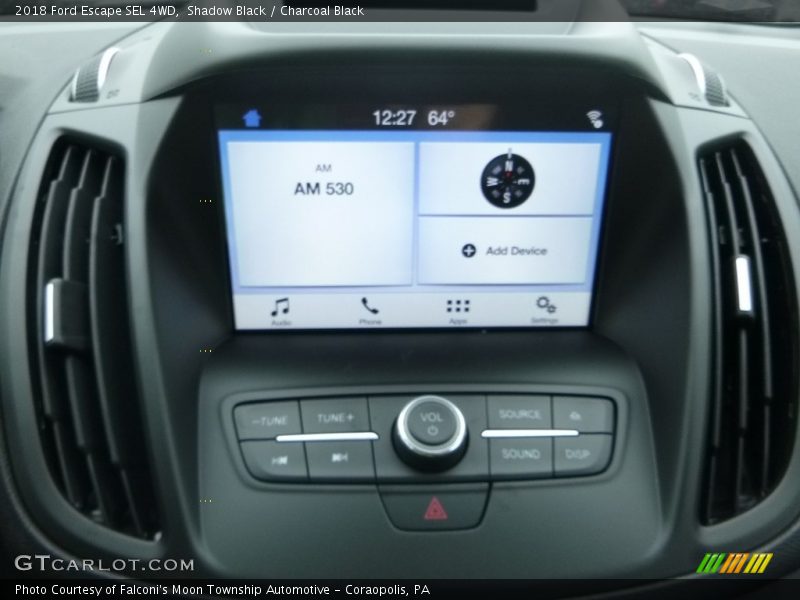 Shadow Black / Charcoal Black 2018 Ford Escape SEL 4WD
