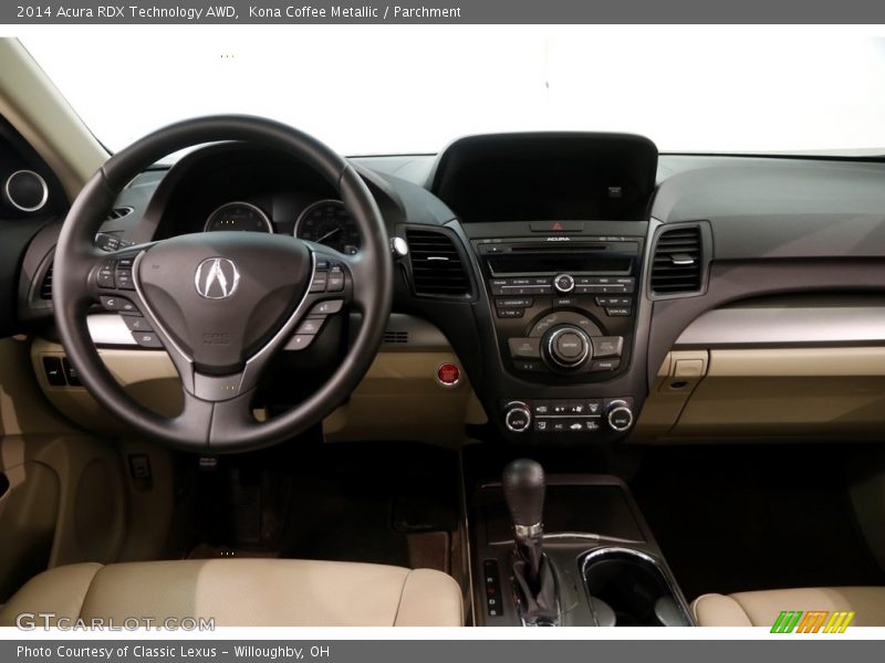 Kona Coffee Metallic / Parchment 2014 Acura RDX Technology AWD