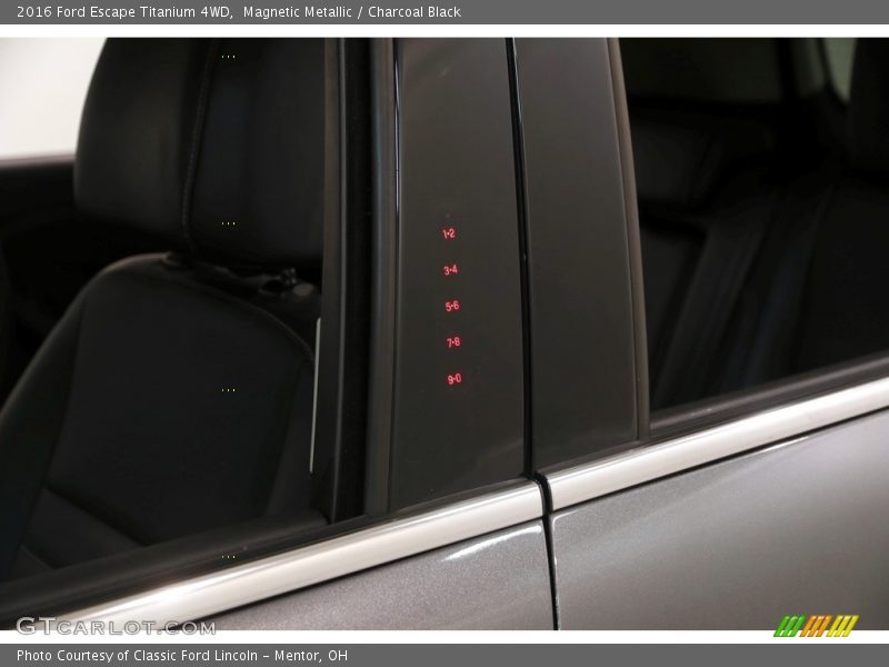 Magnetic Metallic / Charcoal Black 2016 Ford Escape Titanium 4WD