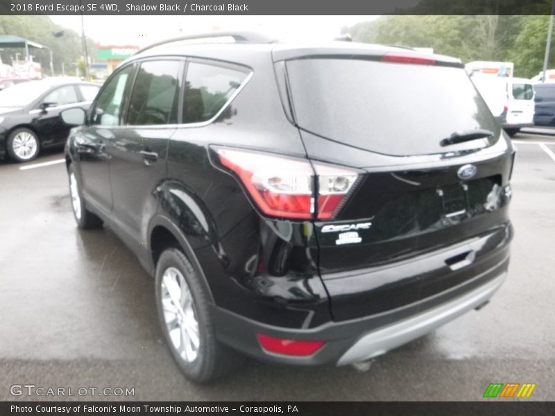Shadow Black / Charcoal Black 2018 Ford Escape SE 4WD