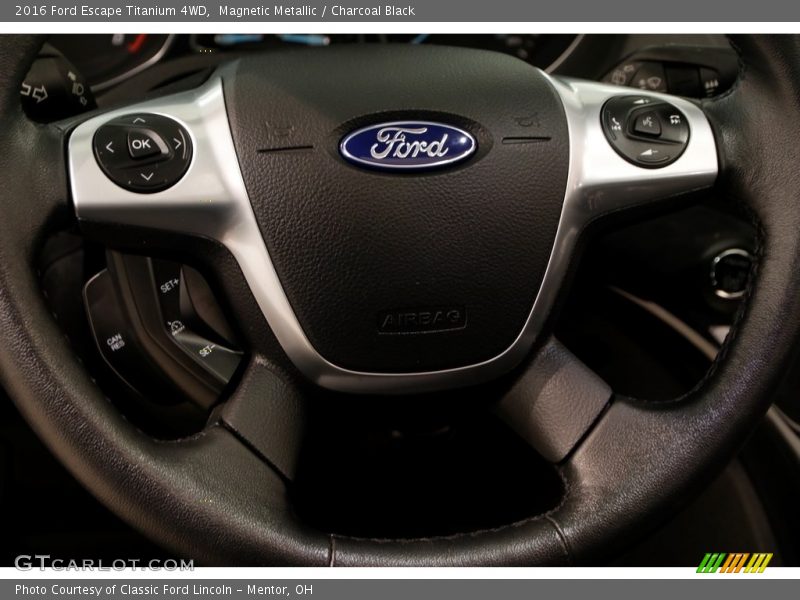 Magnetic Metallic / Charcoal Black 2016 Ford Escape Titanium 4WD