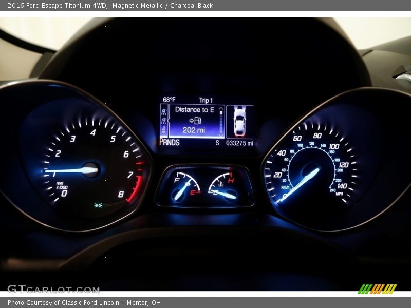 Magnetic Metallic / Charcoal Black 2016 Ford Escape Titanium 4WD