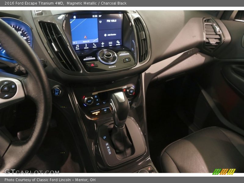 Magnetic Metallic / Charcoal Black 2016 Ford Escape Titanium 4WD