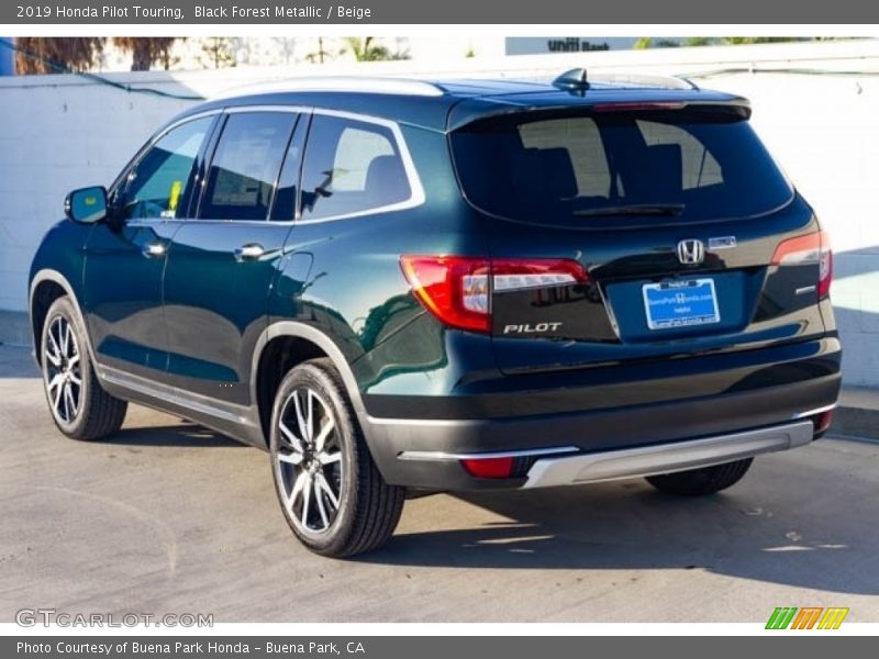 Black Forest Metallic / Beige 2019 Honda Pilot Touring