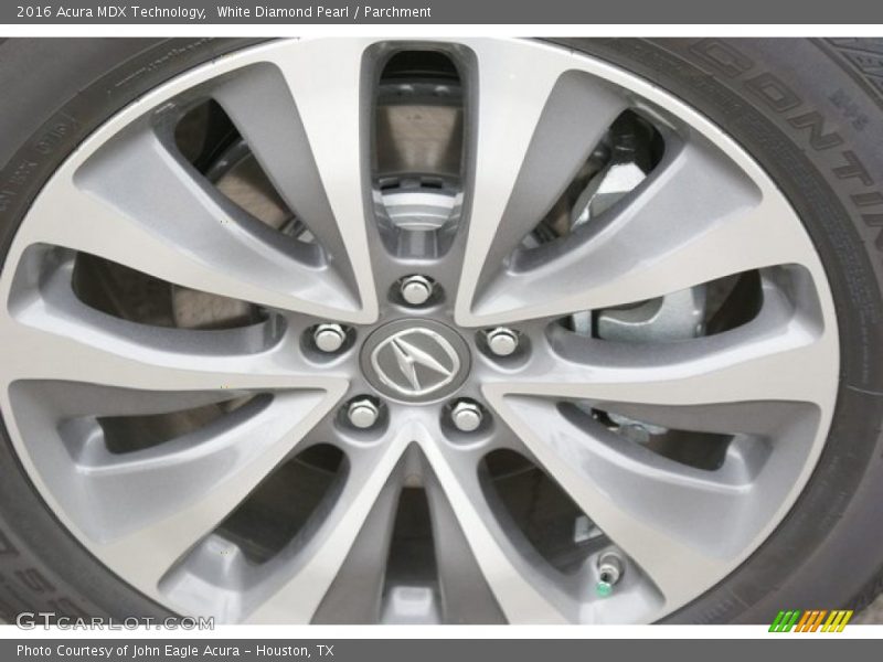 White Diamond Pearl / Parchment 2016 Acura MDX Technology