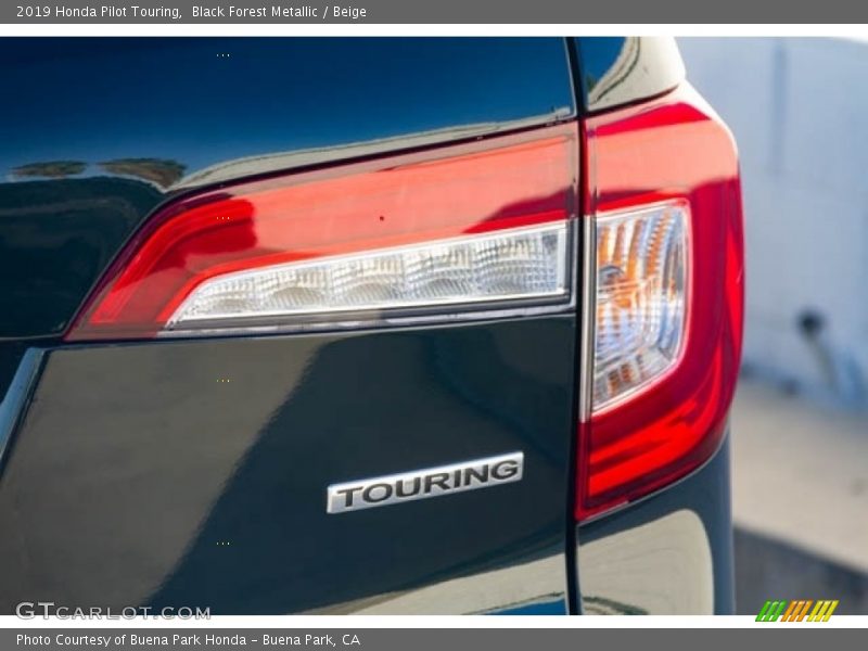 Black Forest Metallic / Beige 2019 Honda Pilot Touring