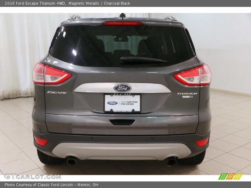 Magnetic Metallic / Charcoal Black 2016 Ford Escape Titanium 4WD