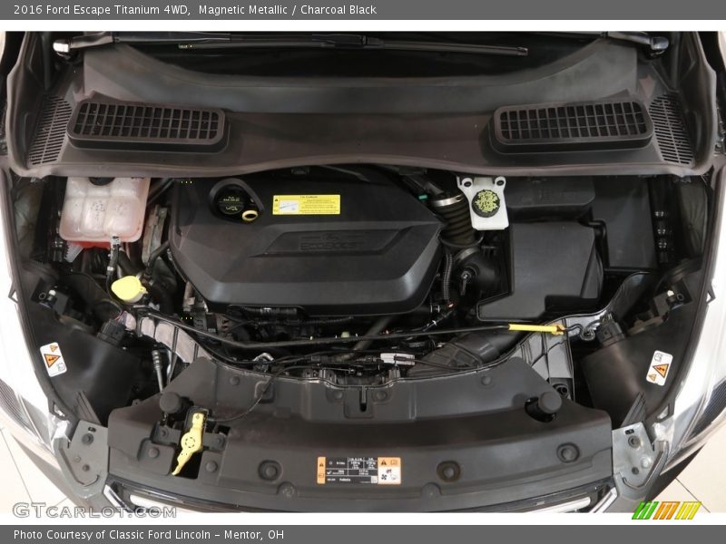 Magnetic Metallic / Charcoal Black 2016 Ford Escape Titanium 4WD