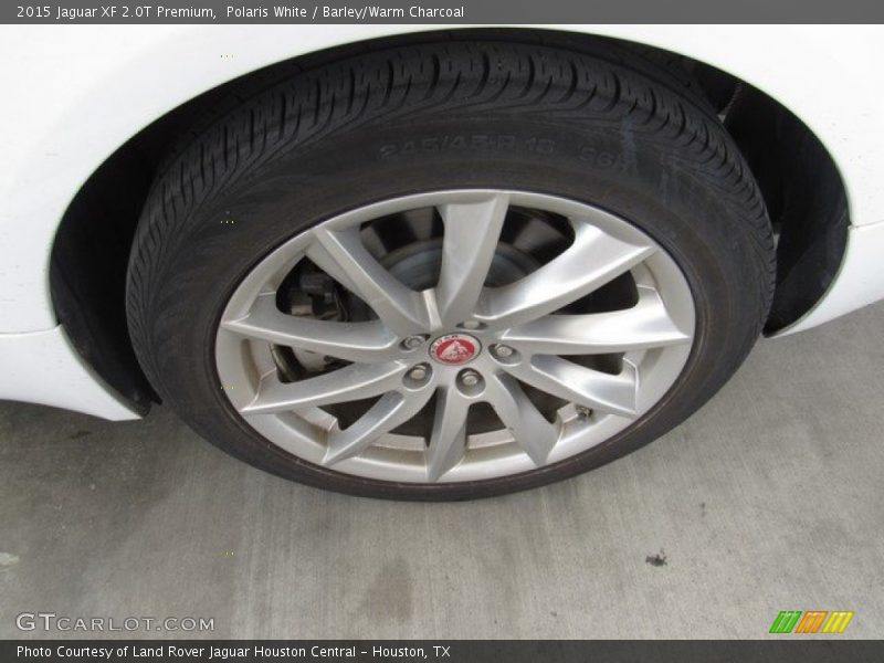 Polaris White / Barley/Warm Charcoal 2015 Jaguar XF 2.0T Premium