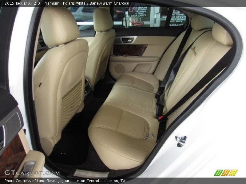 Polaris White / Barley/Warm Charcoal 2015 Jaguar XF 2.0T Premium