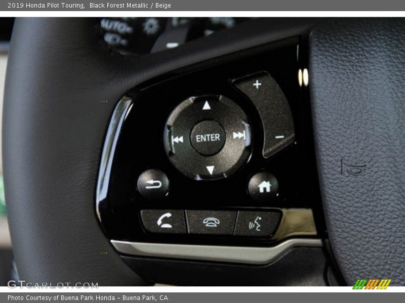 Black Forest Metallic / Beige 2019 Honda Pilot Touring