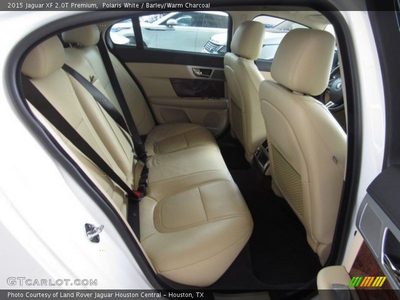 Polaris White / Barley/Warm Charcoal 2015 Jaguar XF 2.0T Premium
