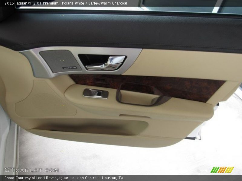 Polaris White / Barley/Warm Charcoal 2015 Jaguar XF 2.0T Premium
