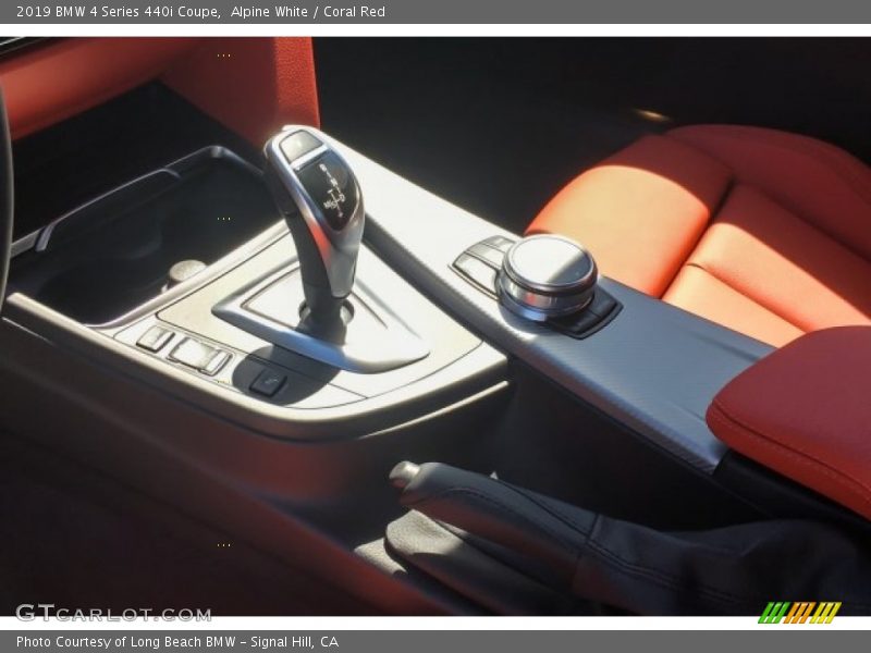Alpine White / Coral Red 2019 BMW 4 Series 440i Coupe