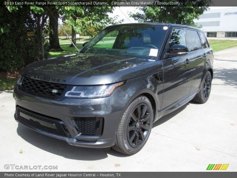 Carpathian Grey Metallic / Ebony/Ebony 2019 Land Rover Range Rover Sport Supercharged Dynamic