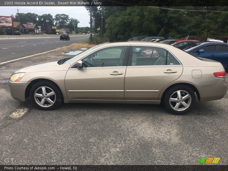 Desert Mist Metallic / Ivory 2003 Honda Accord EX Sedan