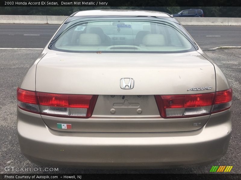 Desert Mist Metallic / Ivory 2003 Honda Accord EX Sedan