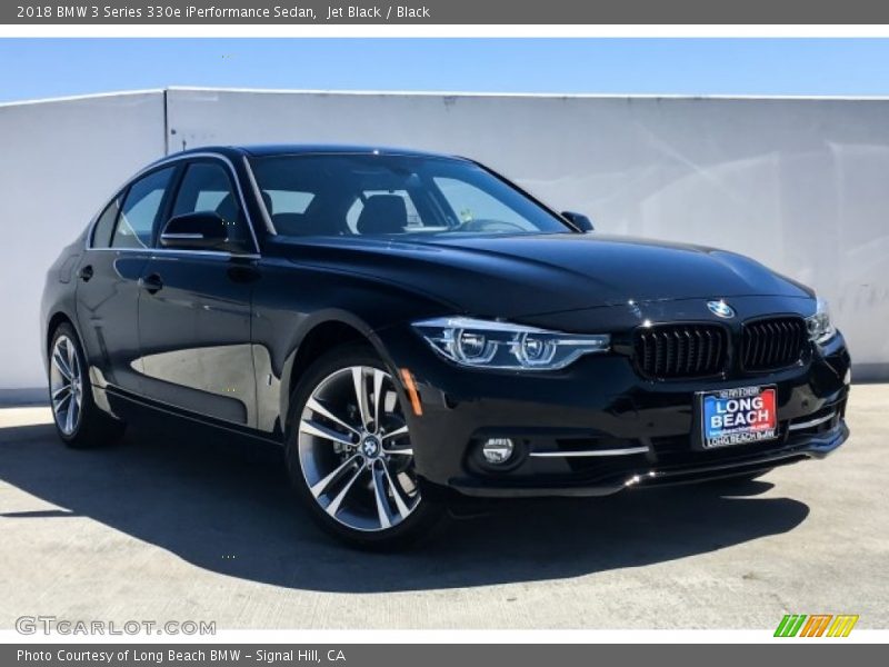 Jet Black / Black 2018 BMW 3 Series 330e iPerformance Sedan