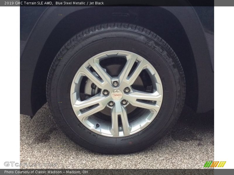 Blue Steel Metallic / Jet Black 2019 GMC Terrain SLE AWD