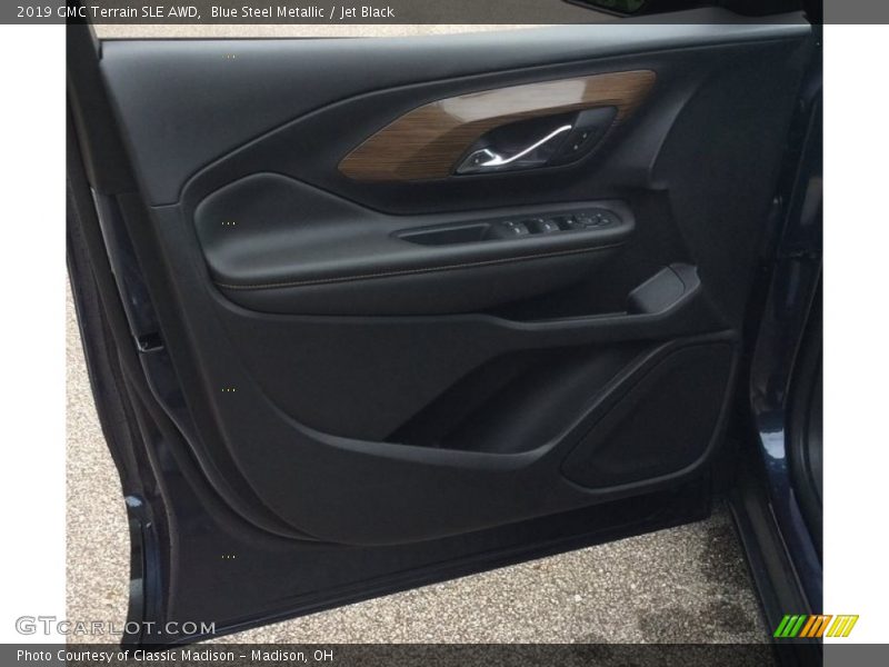 Blue Steel Metallic / Jet Black 2019 GMC Terrain SLE AWD