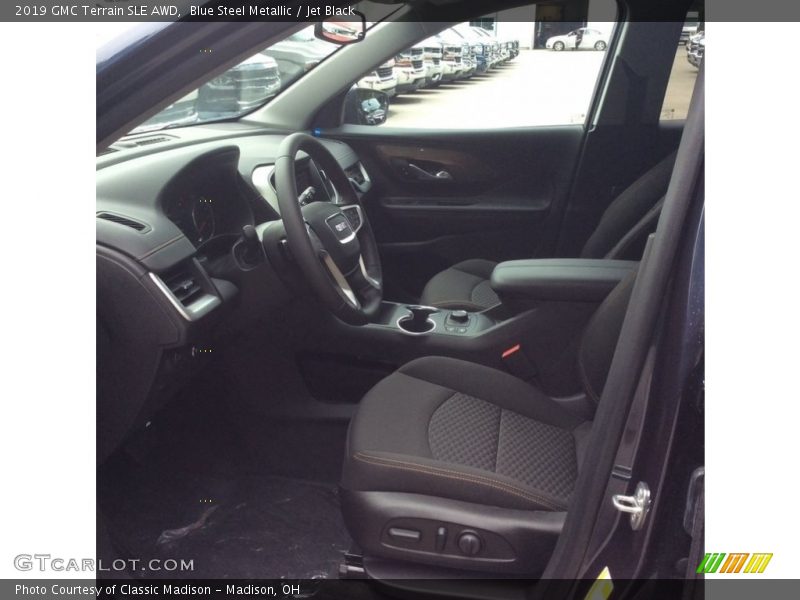 Blue Steel Metallic / Jet Black 2019 GMC Terrain SLE AWD