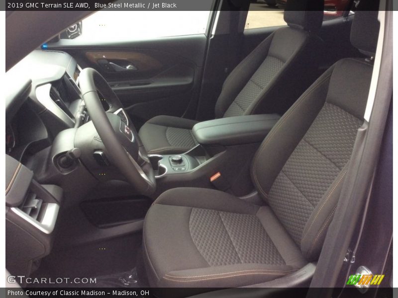 Blue Steel Metallic / Jet Black 2019 GMC Terrain SLE AWD