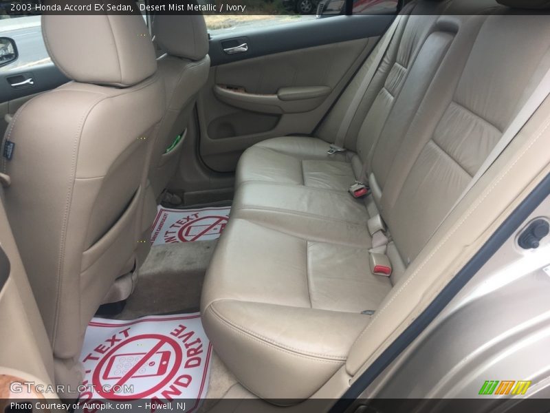 Desert Mist Metallic / Ivory 2003 Honda Accord EX Sedan