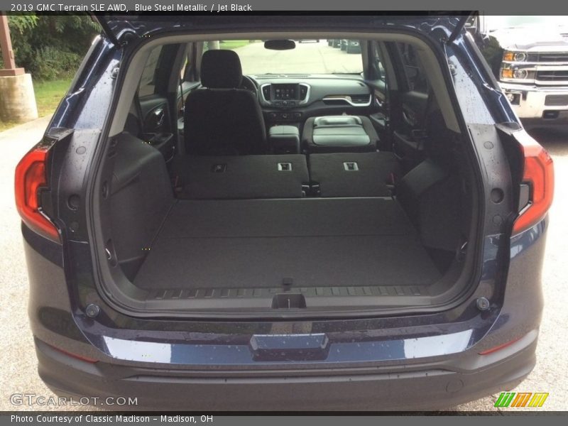 Blue Steel Metallic / Jet Black 2019 GMC Terrain SLE AWD