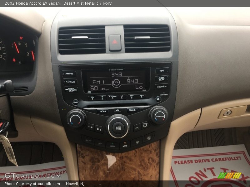 Desert Mist Metallic / Ivory 2003 Honda Accord EX Sedan