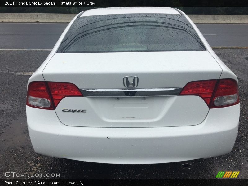 Taffeta White / Gray 2011 Honda Civic EX Sedan