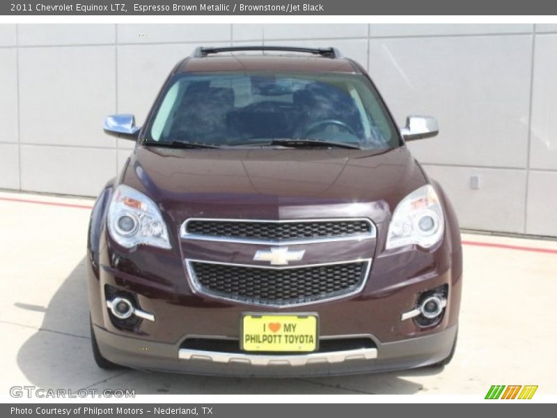Espresso Brown Metallic / Brownstone/Jet Black 2011 Chevrolet Equinox LTZ