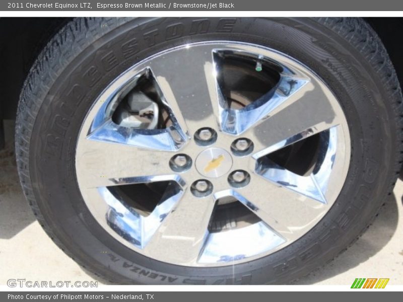 Espresso Brown Metallic / Brownstone/Jet Black 2011 Chevrolet Equinox LTZ