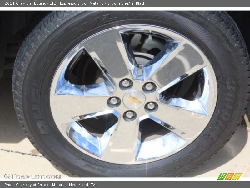Espresso Brown Metallic / Brownstone/Jet Black 2011 Chevrolet Equinox LTZ