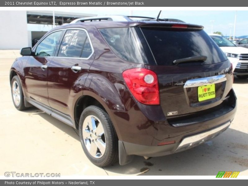 Espresso Brown Metallic / Brownstone/Jet Black 2011 Chevrolet Equinox LTZ