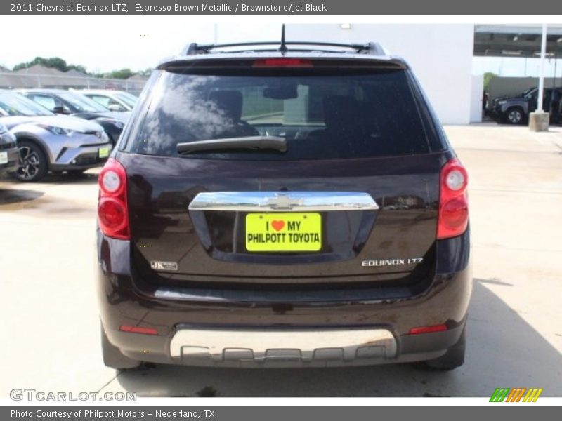 Espresso Brown Metallic / Brownstone/Jet Black 2011 Chevrolet Equinox LTZ