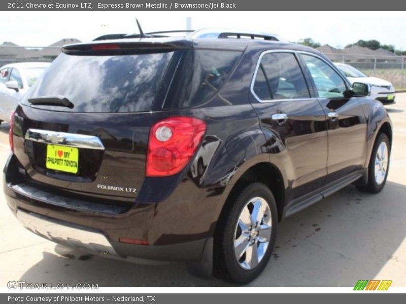 Espresso Brown Metallic / Brownstone/Jet Black 2011 Chevrolet Equinox LTZ