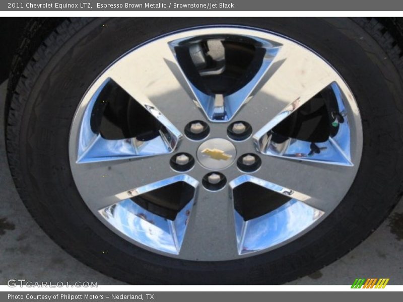 Espresso Brown Metallic / Brownstone/Jet Black 2011 Chevrolet Equinox LTZ