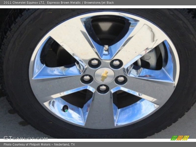 Espresso Brown Metallic / Brownstone/Jet Black 2011 Chevrolet Equinox LTZ