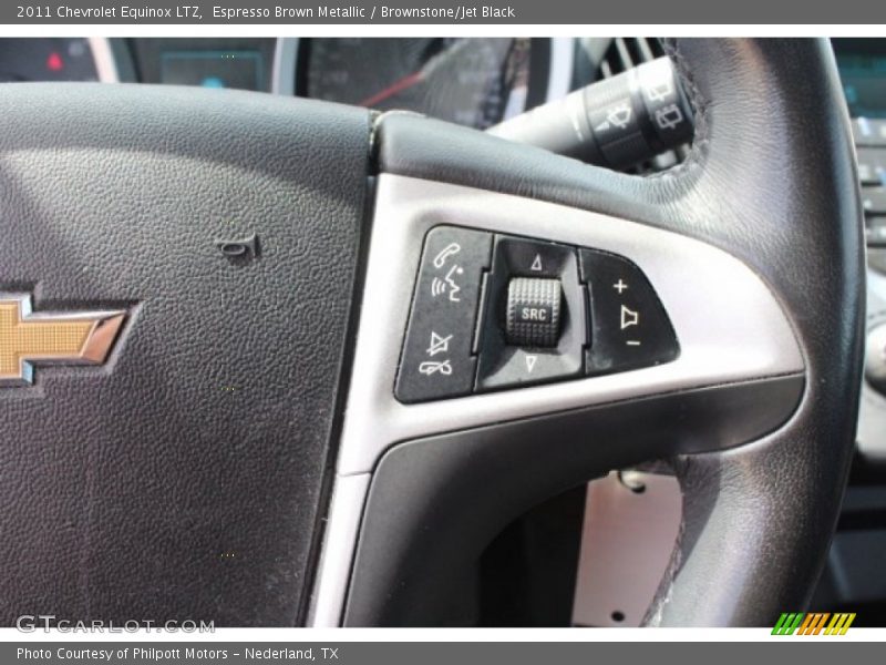 Espresso Brown Metallic / Brownstone/Jet Black 2011 Chevrolet Equinox LTZ