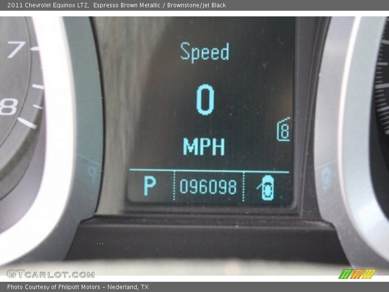 Espresso Brown Metallic / Brownstone/Jet Black 2011 Chevrolet Equinox LTZ