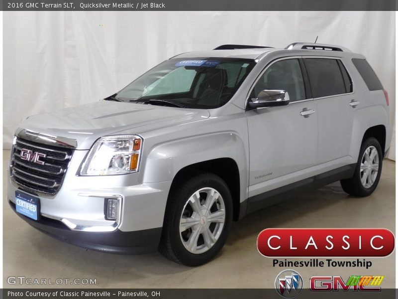 Quicksilver Metallic / Jet Black 2016 GMC Terrain SLT