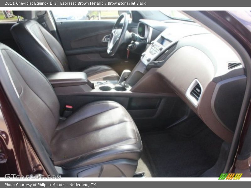 Espresso Brown Metallic / Brownstone/Jet Black 2011 Chevrolet Equinox LTZ