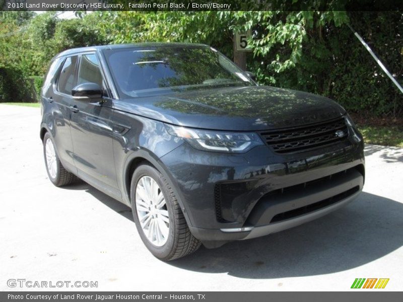 Farallon Pearl Black / Ebony/Ebony 2018 Land Rover Discovery HSE Luxury