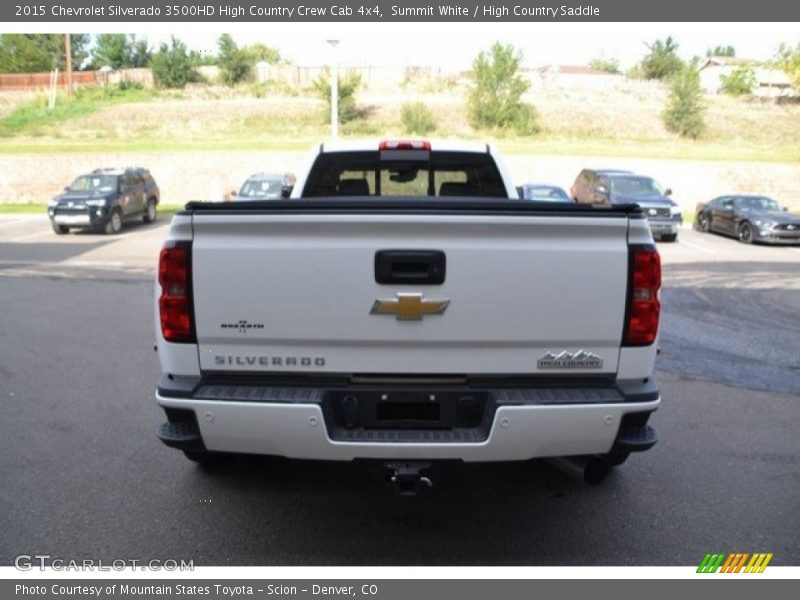 Summit White / High Country Saddle 2015 Chevrolet Silverado 3500HD High Country Crew Cab 4x4