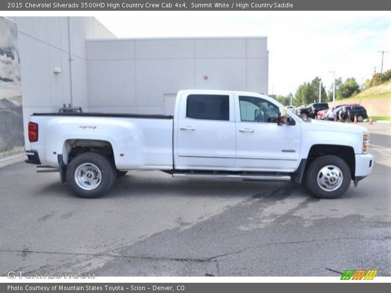 Summit White / High Country Saddle 2015 Chevrolet Silverado 3500HD High Country Crew Cab 4x4