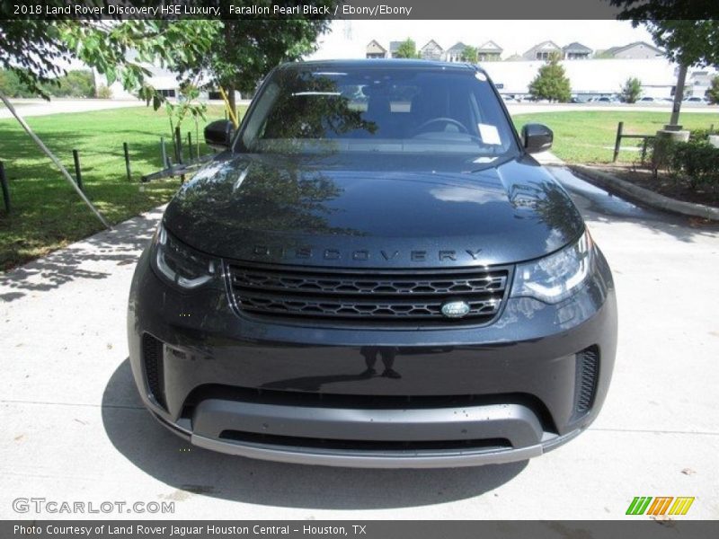 Farallon Pearl Black / Ebony/Ebony 2018 Land Rover Discovery HSE Luxury