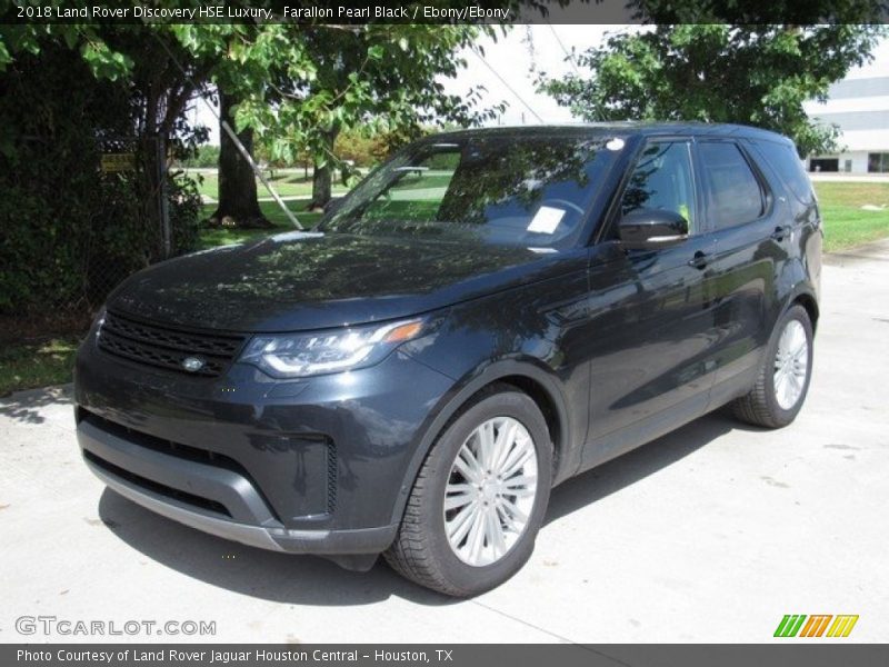 Farallon Pearl Black / Ebony/Ebony 2018 Land Rover Discovery HSE Luxury