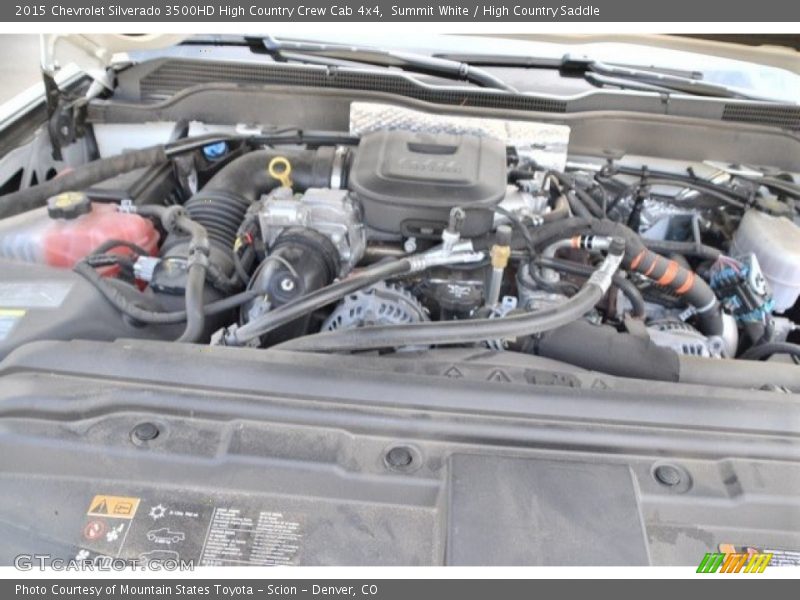 Summit White / High Country Saddle 2015 Chevrolet Silverado 3500HD High Country Crew Cab 4x4