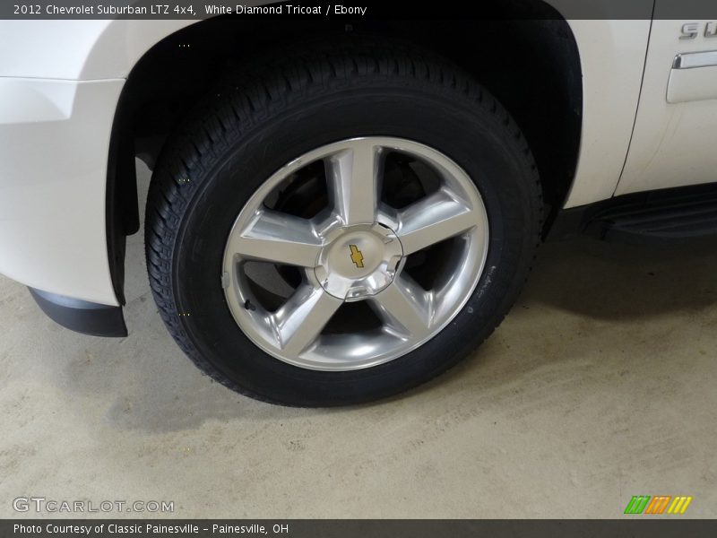 White Diamond Tricoat / Ebony 2012 Chevrolet Suburban LTZ 4x4